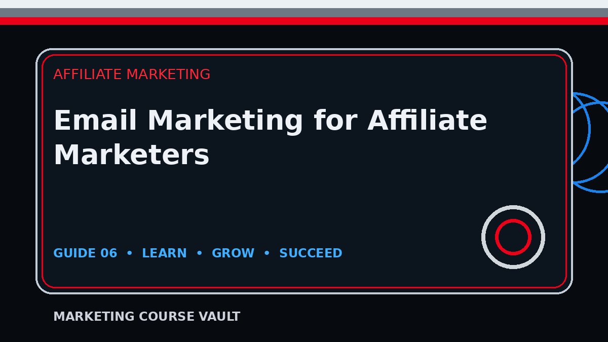 Email Marketing for Affiliate Marketers