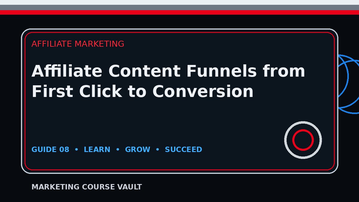 Affiliate Content Funnels from First Click to Conversion