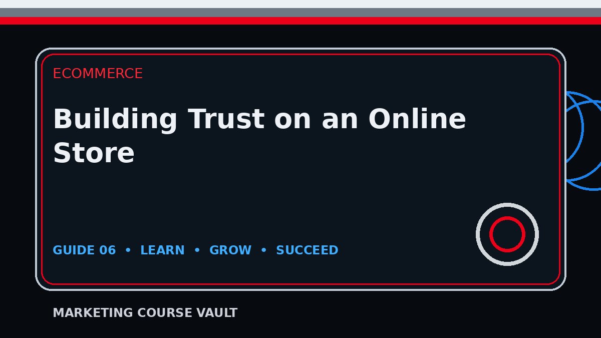 Building Trust on an Online Store