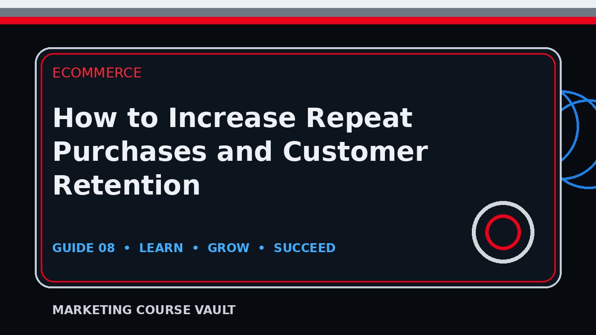 How to Increase Repeat Purchases and Customer Retention