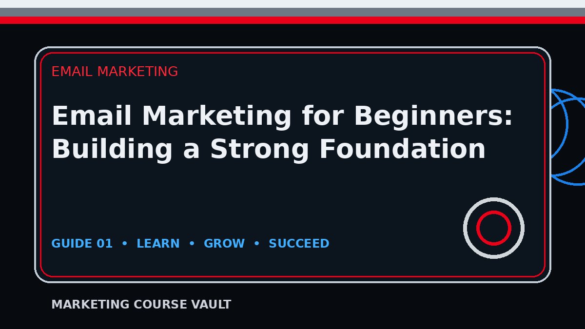 Email Marketing for Beginners: Building a Strong Foundation