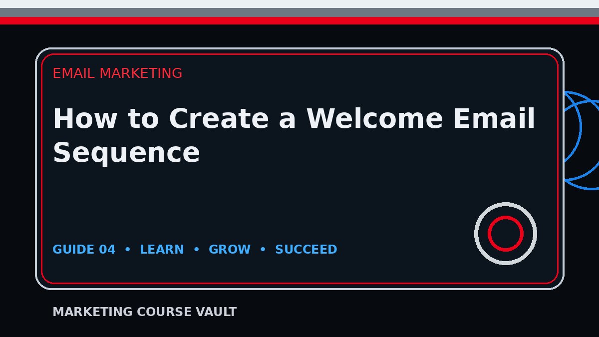 How to Create a Welcome Email Sequence