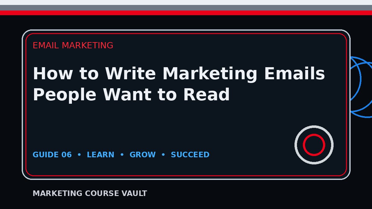 How to Write Marketing Emails People Want to Read
