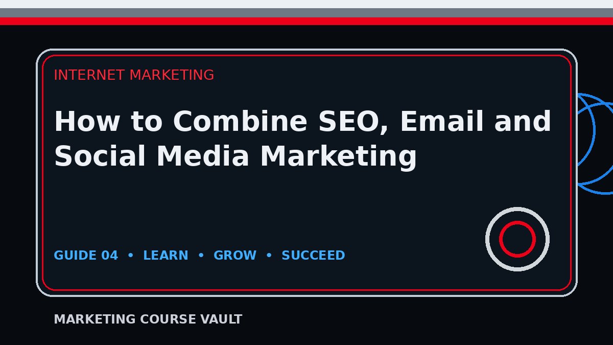 How to Combine SEO, Email and Social Media Marketing