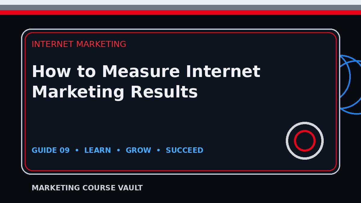 How to Measure Internet Marketing Results