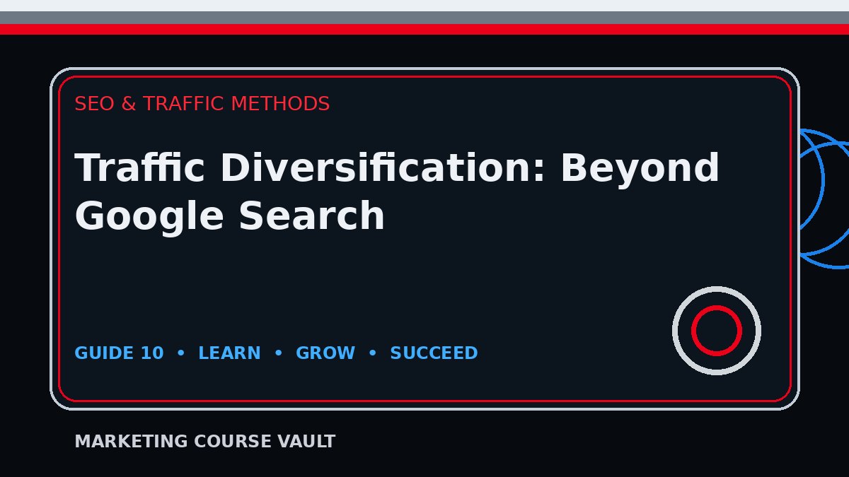 Traffic Diversification: Beyond Google Search
