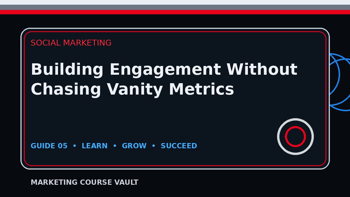 Building Engagement Without Chasing Vanity Metrics
