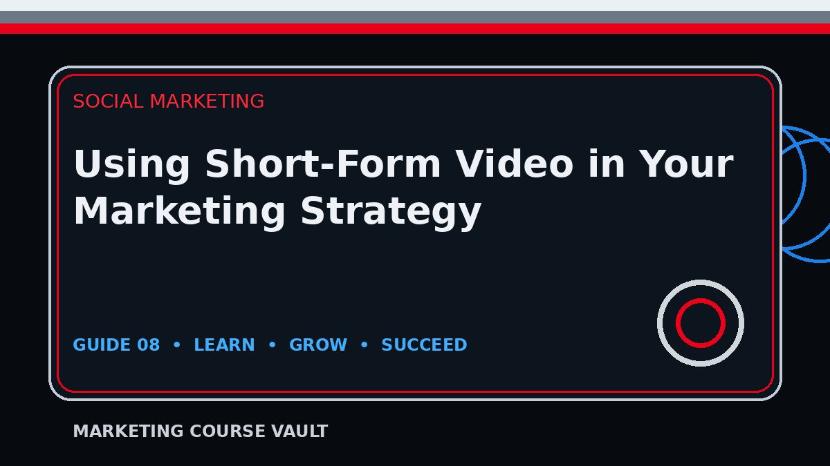 Using Short-Form Video in Your Marketing Strategy